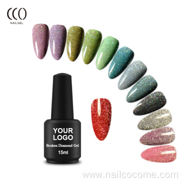 CCO Nail Art broken diamond gel Colored UV Gel Nail